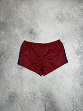 Adidas Vintage Running Shorts 80s 90s Red Made in China Mens Size XXL