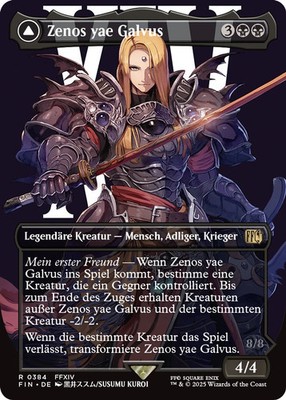 Magic the Gathering MTG  Zenos yae Galvus Deutsch FINAL FANTASY