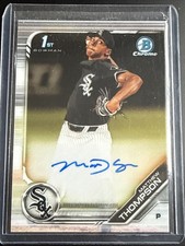 Matt Thompson Auto 2019 Bowman Draft Chrome 1st Autograph #CDA-MTH (AU, RC)