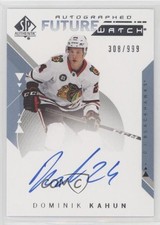 2018-19 SP Authentic Auto Future Watch 308/999 Dominik Kahun #231 Auto 2d8