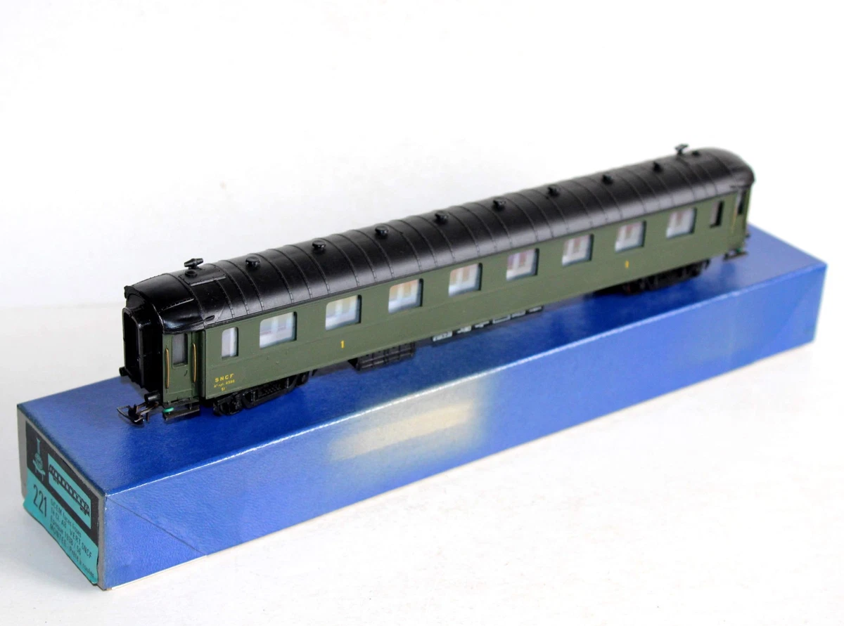 RARE FRANCE TRAINS HO 280 VOITURE VOYAGEUR 2e CLASSE MIX BUFFET BACALAN AMENAGÉ - Collection