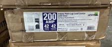 Leviton 200 Amp 42-Space, 42-Circuit Indoor Load Center Main Lugs,Door Included