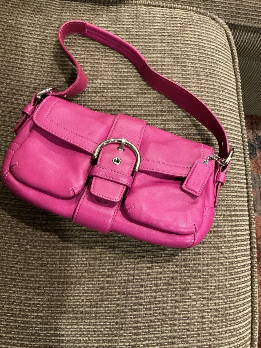 Coach Pink Soho Handbag for sale | eBay
