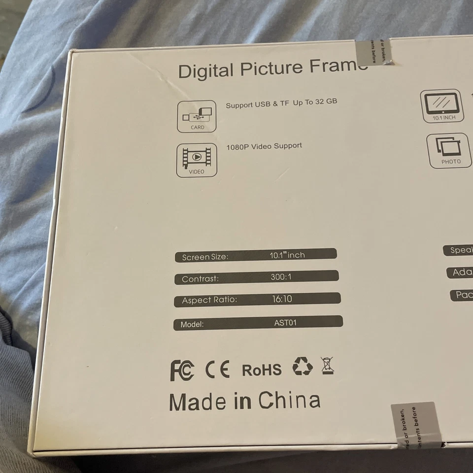 Photo Frame WiFi Digital Frameo App Grouptronics UK 10 Inch Touch Screen 16GB - Image 4 of 4