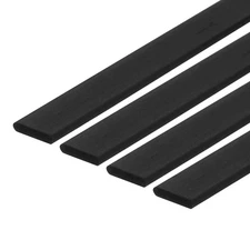 4 Pcs Carbon Fiber Strip 2x10mm 400mm Length Pultruded Flat Carbon Fiber Bars...