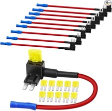 10PCS Micro2 Fuse Tap 12V Car ATR Blade Fuse Holder with 20A Fuse, Micro 2