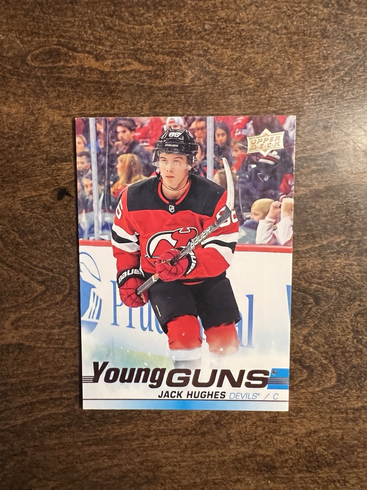 2019-20 Upper Deck - Young Guns Jack Hughes #201 (RC)