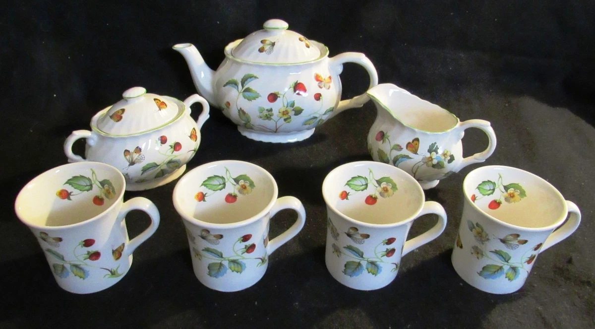 JAMES KENT ジェームスケント　OLD FOLEY　ケーキスタンド　苺 Vintage Old Foley Woman Dancing Pitcher and Cake Plate.james Kent