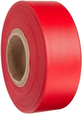 NEW Brady 58346 Red Flagging Tape red Non-Adhesive 300' 1.888" outdoor plastic
