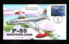 US FDC #3916-3925 Collins Hand Painted 2005 Vienna VA American Aircraft Set 10