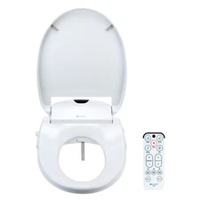 Brondell ROUND Swash 1000 Electric Advanced Bidet Toilet Seat White Open Box