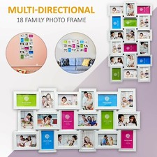 Wall Mounted 18 Multi Photo Frame Family Love Friends Party Album Picture Frames