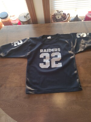 RAIDERS MARCUS ALLEN 32 シャツ Nice Vintage Los Angeles Raiders #32 Marcus Allen Youth Size S