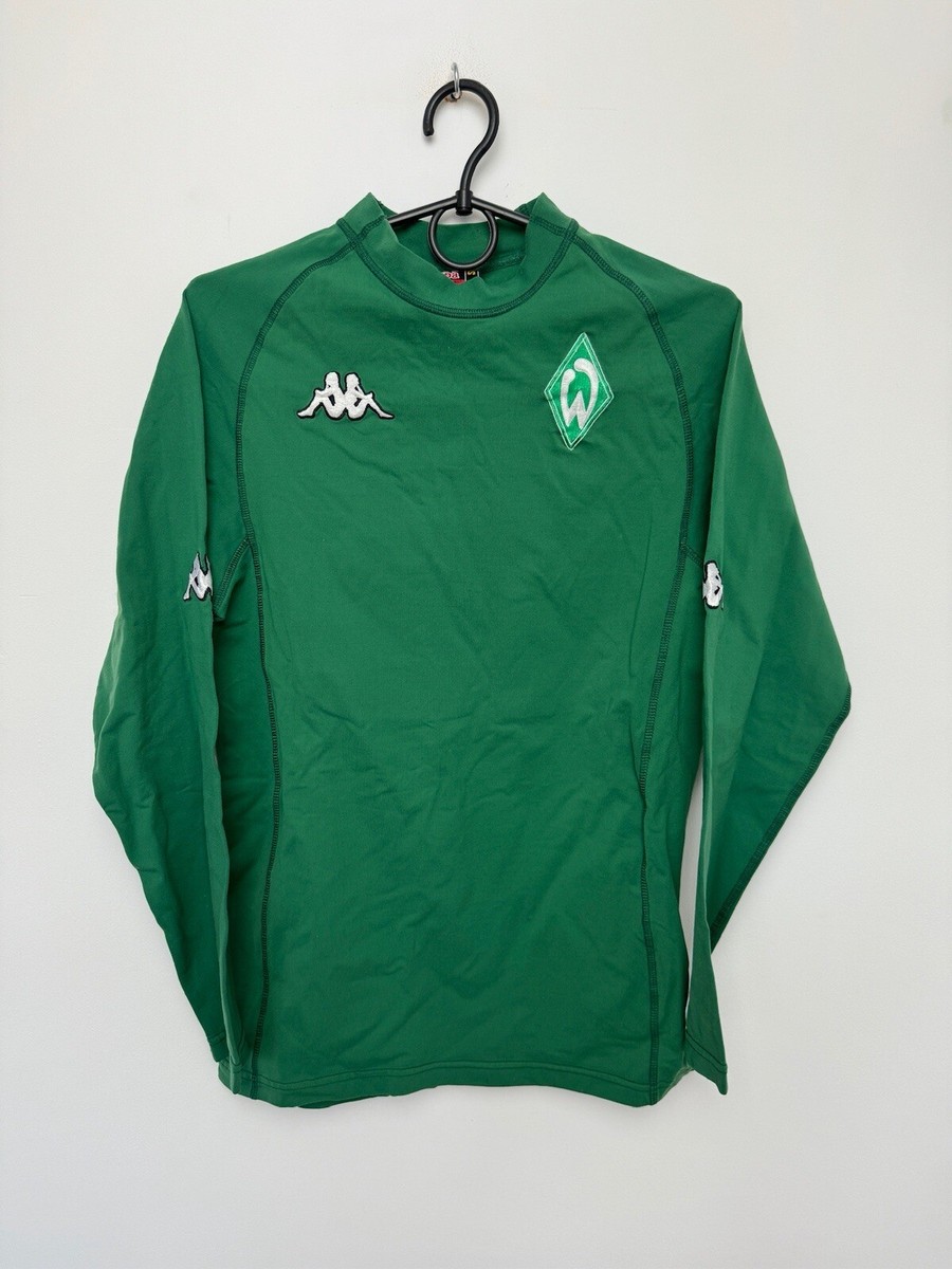 Maillot Domicile Werder Bremen 2000-2001 – Kappa, Taille L, Vert, Adulte, état Correct (défauts)