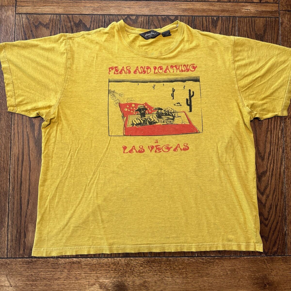 Fear And Loathing In Las Vegas Shirt XXL Yellow Ralph Fear And Loathing In Las Vegas Shirt XXL Yellow Ralph