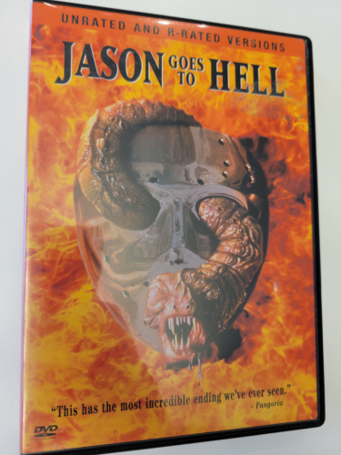 Jason Goes to Hell Used DVD, Unrated and R-Rated Versions, 2002 Horror Movie - Picture 1 of 4