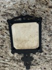 Cast Iron Trivet Wall Hanging Coffee Grinder Design Yellow Daisies Cathay Tile — photo 2