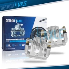 Pair Rear Brake Calipers with Bracket for 2012 - 2016 Hyundai Azera Kia Optima