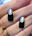 No Face Earrings 3D - Hypoallergenic A — photo 4