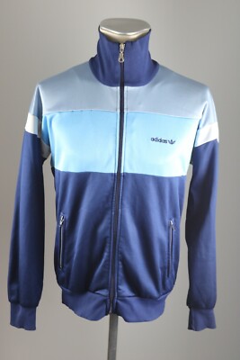 adidas vintage Herren 80er 80s Jacke Track Jacket blau