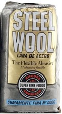 Homax Steel Wool Pads - 16 Per Pack, #0000 #000 #00 #0 #1 #2 #3 #4 Grit