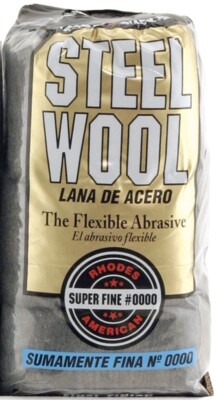 Homax Steel Wool Pads - 16 Per Pack, #0000 #000 #00 #0 #1 #2 #3 #4 Grit