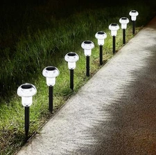 4/8x Solar Power Landscape Lights LED Garden Yard Pathway Lawn Outdoor Art Lamp
