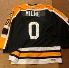 CODY MILNE SIGNED Three Rivers League HOCKEY JERSEY Portland-Vancouver Number 0
