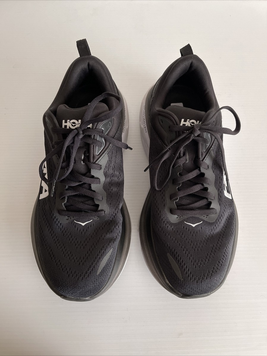 Hoka One One Men\'s Bondi 8 Wide Running Shoe - Black / White - 11B US B31 HOKA Mens Bondi 8 X-Wide Black/White Running Shoes - Free  main image 2