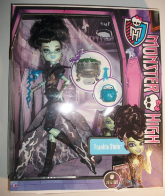 RARE!! Monster High FRANKIE STEIN Monster Party Mattel 2012 X3712 / X3714 Original Box