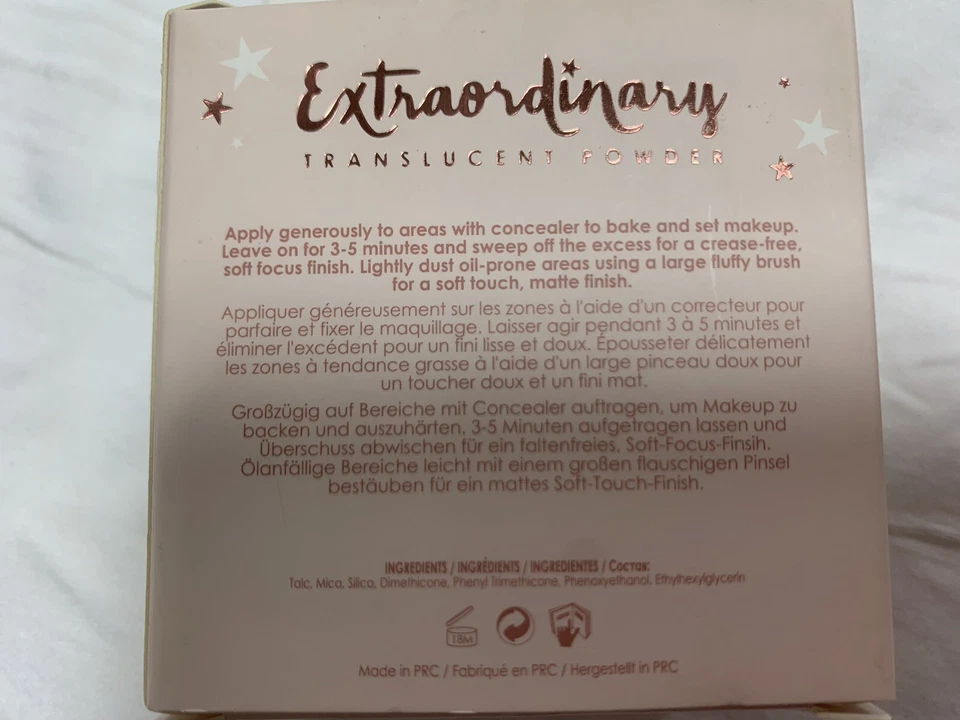Two New Sealed Ciaté London Extraordinary Translucent Setting Powder - Image 3 of 3