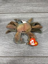 McDonalds 1993 Ty Teenie Beanie Baby Claude The Crab With Tag Collectible