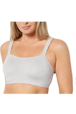 Breezies Comfort Zone Full Coverage Wirefree T-Shirt Bra Grey Shadow