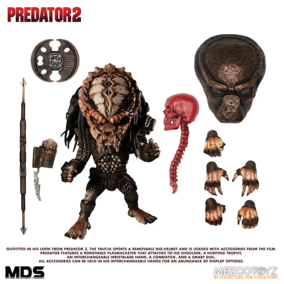 Mezco Predator 2 City Hunter Deluxe 6 Inch Designer Series Vinyl Figure IN STOCK - Image 4 of 4