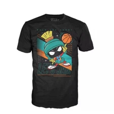 NWT XL Funko Pop Marvin the Martian Space Jam T Shirt Target Exclusive Black New