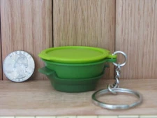 Tupperware Keychain SmartSteamer Green Collectible New in Package
