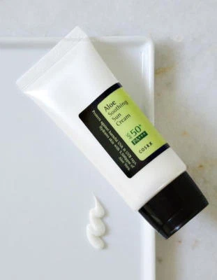 COSRX Aloe beruhigende Sonnencreme LSF50 PA+++ 50ml - Sonnenblock vegan *UK-Verkäufer*