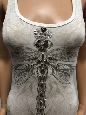 Robe Courte Faith Connexion Taille S - Blanc - Col Rond Sans Manches - Neuf Avec étiquettes