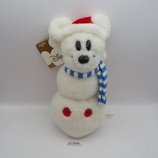 D1505C Mickey Mouse Muñeco de Nieve Navidad Tienda Disney Peluche 8" Muñeca de Peluche
