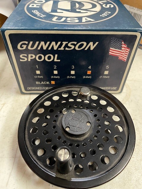 Ross Gunnison 4 (6-8wt) Gen 2 Spare Spool Black