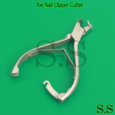 Stainless Steel Toe Nail Clipper Cutter Pedicure 5 1/2" Concave Toenail Nipper