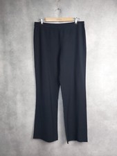 jaeger trousers 14, navy wide leg unlined dress pants. work trousers
