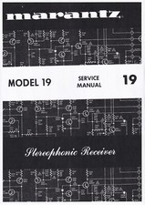 Servizio Manuale di Istruzioni per Marantz 19