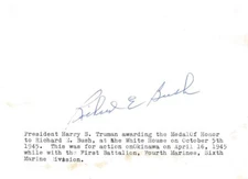 Richard E. Bush - Signed Vintage B&W Photograph (MOH)