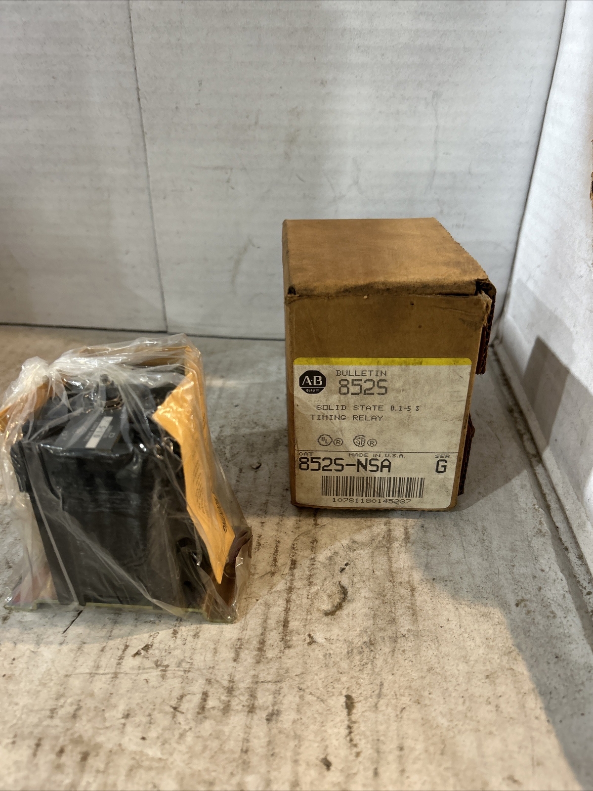ALLEN-BRADLEY 852S-NSA SER G SOLID STATE 0.1-5 sec TIMING RELAY(SW3) | eBay