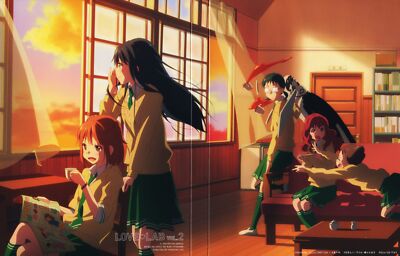 Anime love lab girls maki natsuo kurahashi riko Playmat Game Mat Desk