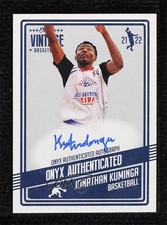 2021-22 Onyx Vintage Auto Jonathan Kuminga #VAHO Auto 3c2