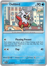 DELIBIRD 018/086 UC CHAOS RISING POKEMON REVERSE HOLO LP