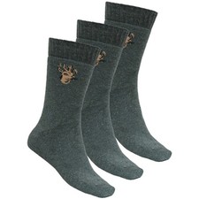 La Chasse&reg; J&auml;gersocken mit Motiv "Rehbock" im 3er-Pack Jagdsocken von Oefele