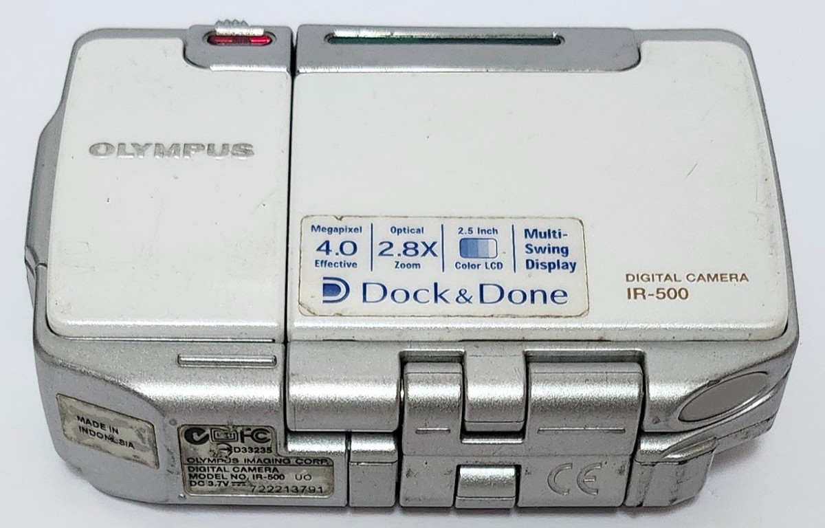 Olympus i:robe IR-500 4.0MP Digital Camera - Silver for sale